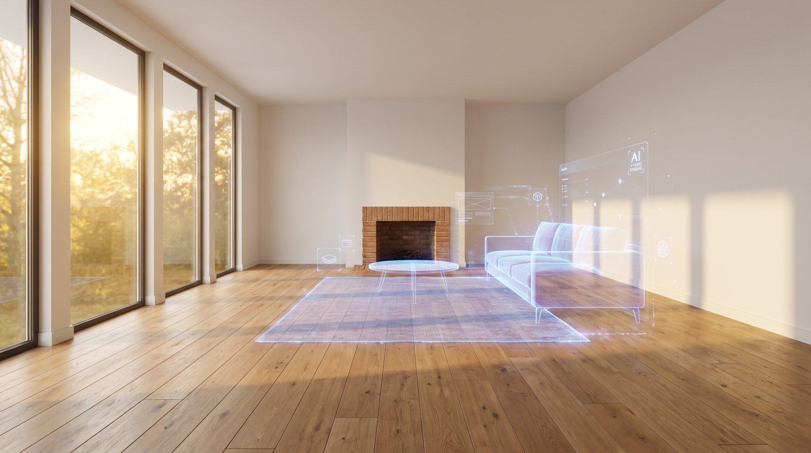 Staging an Empty Living Room Virtually: A Room-by-Room Guide (Part 1)